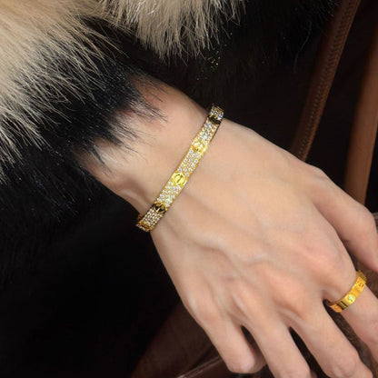 [Clover Jewelry]LOVE BRACELET 6.1MM DIAMOND-PAVED