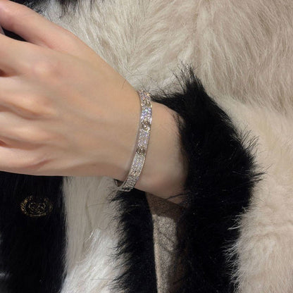 [Clover Jewelry]LOVE BRACELET 6.1MM DIAMOND-PAVED