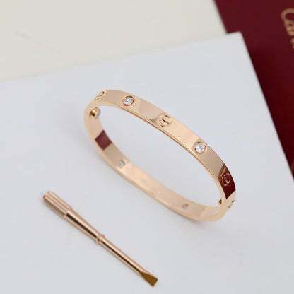 [Clover Jewelry]LOVE BRACELET 6.1MM 4 DIAMONDS