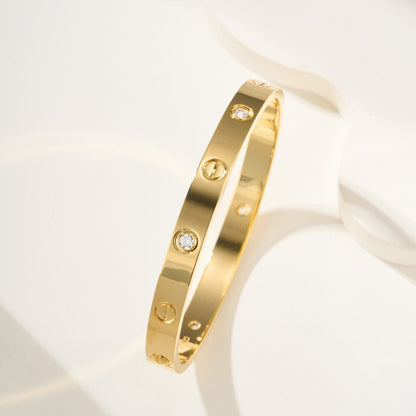 [Clover Jewelry]LOVE BRACELET 6.1MM 4 DIAMONDS