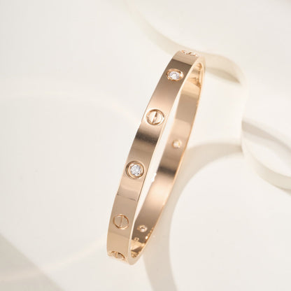 [Clover Jewelry]LOVE BRACELET 6.1MM 4 DIAMONDS