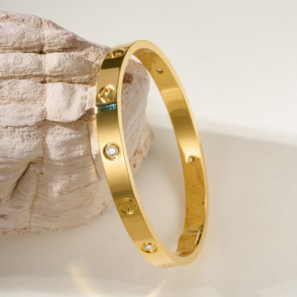 [Clover Jewelry]LOVE BRACELET 6.1MM 4 DIAMONDS