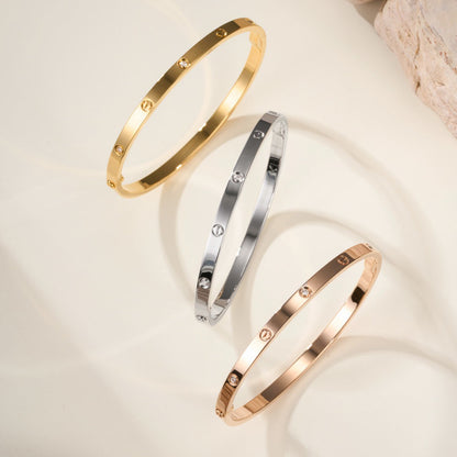 [Clover Jewelry]LOVE BRACELET 3.65MM 6 DIAMONDS