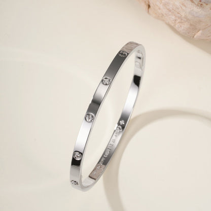 [Clover Jewelry]LOVE BRACELET 3.65MM 6 DIAMONDS