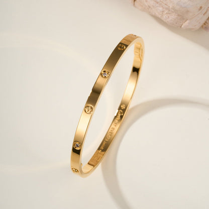 [Clover Jewelry]LOVE BRACELET 3.65MM 6 DIAMONDS