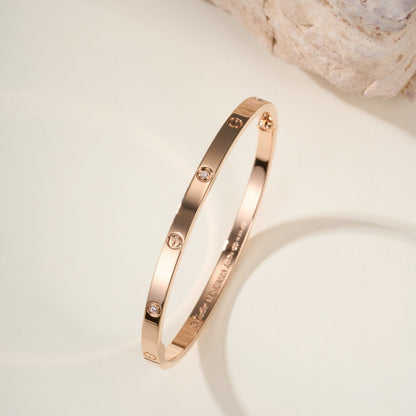 [Clover Jewelry]LOVE BRACELET 3.65MM 6 DIAMONDS