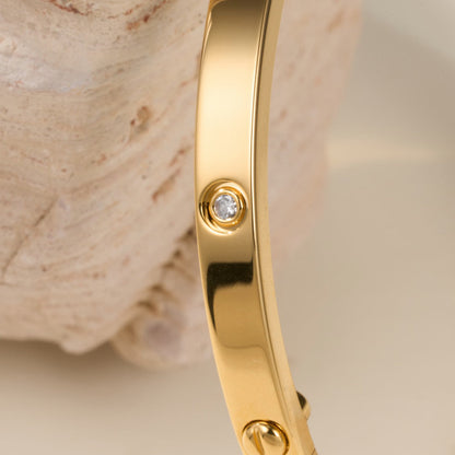 [Clover Jewelry]LOVE BRACELET 3.65MM 6 DIAMONDS