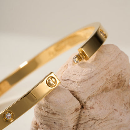 [Clover Jewelry]LOVE BRACELET 3.65MM 6 DIAMONDS
