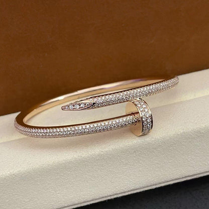 [Clover Jewelry]JUSTE BRACELET 3.5MM ALL DIAMONDS
