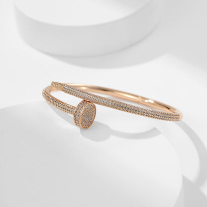 [Clover Jewelry]JUSTE BRACELET 3.5MM ALL DIAMONDS