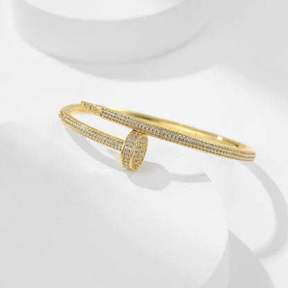 [Clover Jewelry]JUSTE BRACELET 3.5MM ALL DIAMONDS