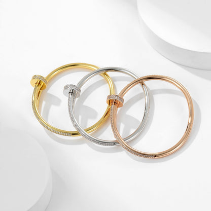 [Clover Jewelry]JUSTE BRACELET 3.5MM ALL DIAMONDS