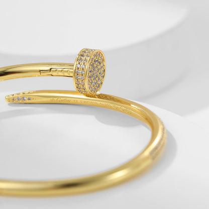 [Clover Jewelry]JUSTE BRACELET 3.5MM ALL DIAMONDS