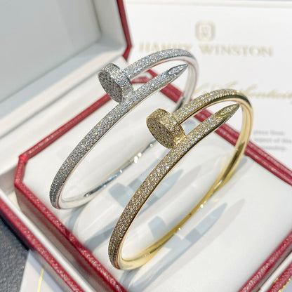 [Clover Jewelry]JUSTE BRACELET 3.5MM ALL DIAMONDS