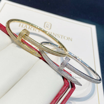 [Clover Jewelry]JUSTE BRACELET 3.5MM ALL DIAMONDS
