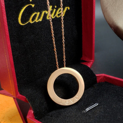 [Clover Jewelry]LOVE NECKLACE 16MM 3 DIAMONDS