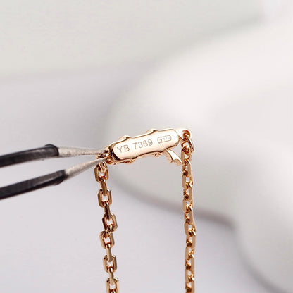 [Clover Jewelry]LOVE NECKLACE 16MM  FULL DIAMOND