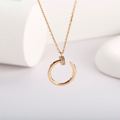 [Clover Jewelry]JUSTE NECKLACE FULL DIAMOND