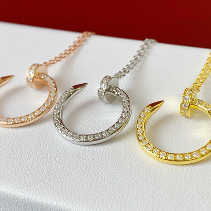 [Clover Jewelry]JUSTE NECKLACE FULL DIAMOND