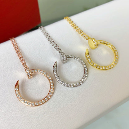 [Clover Jewelry]JUSTE NECKLACE FULL DIAMOND