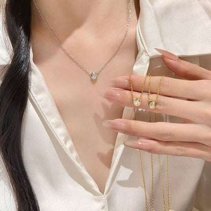 [Clover Jewelry]DAMOUR DIAMOND NECKLACE