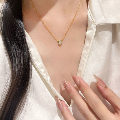 [Clover Jewelry]DAMOUR DIAMOND NECKLACE