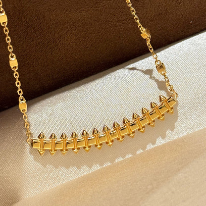 [Clover Jewelry]CLASH  SMALL FULL DIAMOND NECKLACE