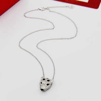 [Clover Jewelry]PANTHERE FULL DIAMOND NECKLACE