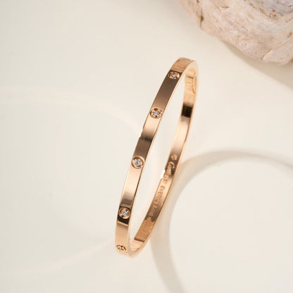 [Clover Jewelry]LOVE BRACELET 3.65MM 10 DIAMONDS