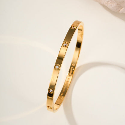 [Clover Jewelry]LOVE BRACELET 3.65MM 10 DIAMONDS