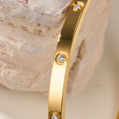 [Clover Jewelry]LOVE BRACELET 3.65MM 10 DIAMONDS