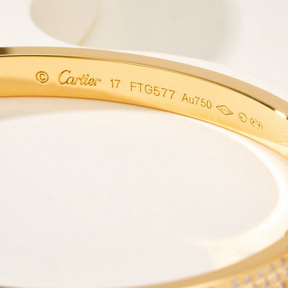 [Clover Jewelry]LOVE BRACELET 4.8MM DIAMOND-PAVED