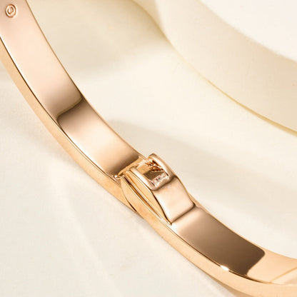 [Clover Jewelry]LOVE BRACELET 4.8MM DIAMOND-PAVED