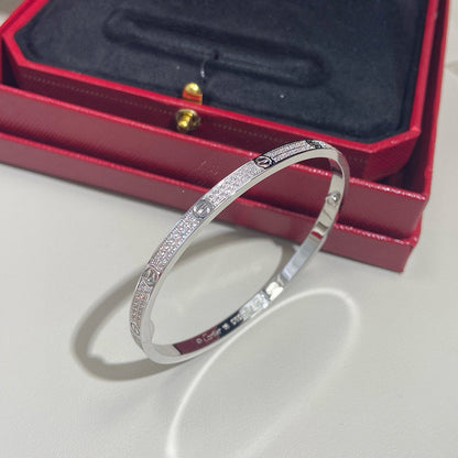 [Clover Jewelry]LOVE BRACELET 3.65MM DIAMOND-PAVED