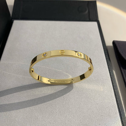 [Clover Jewelry]LOVE BRACELET 6.1MM 4 DIAMONDS