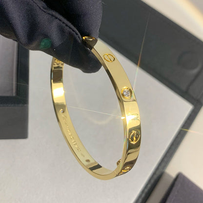 [Clover Jewelry]LOVE BRACELET 6.1MM 4 DIAMONDS