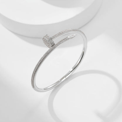 [Clover Jewelry]JUSTE BRACELET 3.5MM ALL DIAMONDS