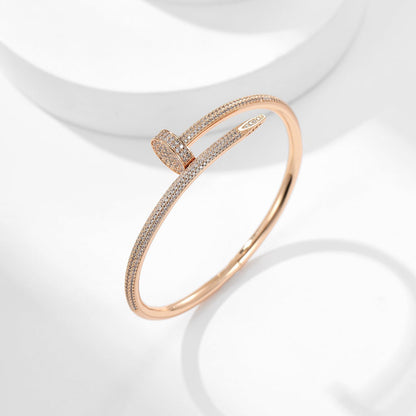 [Clover Jewelry]JUSTE BRACELET 3.5MM ALL DIAMONDS