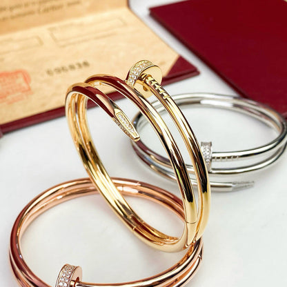 [Clover Jewelry]JUSTE BRACELET 3.5MM DOUBLE ROW DIAMOND