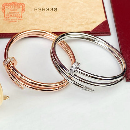 [Clover Jewelry]JUSTE BRACELET 3.5MM DOUBLE ROW DIAMOND