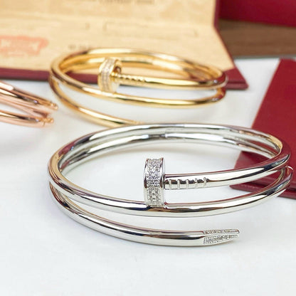 [Clover Jewelry]JUSTE BRACELET 3.5MM DOUBLE ROW DIAMOND