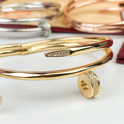 [Clover Jewelry]JUSTE BRACELET 3.5MM DOUBLE ROW DIAMOND
