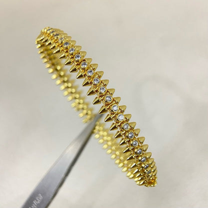 [Clover Jewelry]CLASH  BRACELET 8MM DIAMONDS