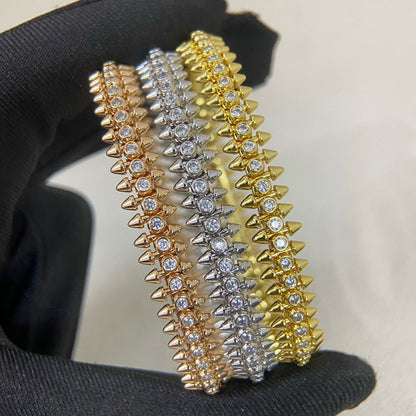 [Clover Jewelry]CLASH  BRACELET 8MM DIAMONDS