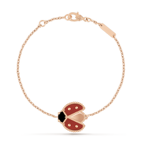 [Clover Jewelry]LUCKY SPRING 1 MOTIF PINK GOLD BRACELET