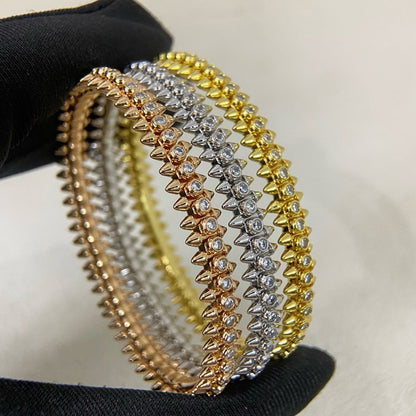 [Clover Jewelry]CLASH  BRACELET 8MM DIAMONDS
