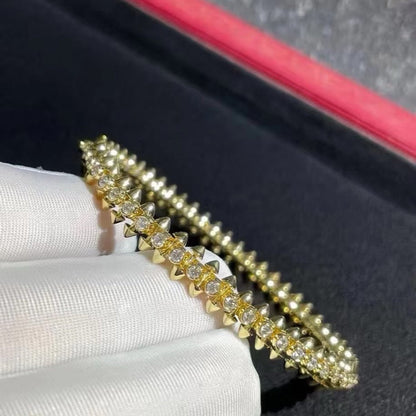 [Clover Jewelry]CLASH  BRACELET 8MM DIAMONDS