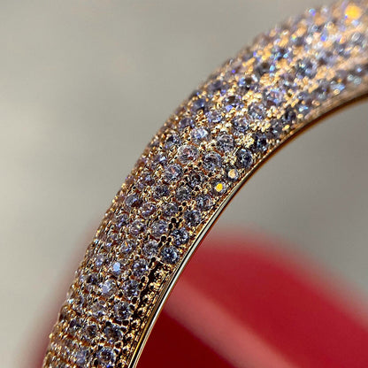 [Clover Jewelry]PANTHERE HALF DIAMOND OPEN BRACELET