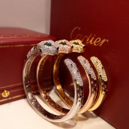 [Clover Jewelry]PANTHERE BIG BRACELET DIAMONDS