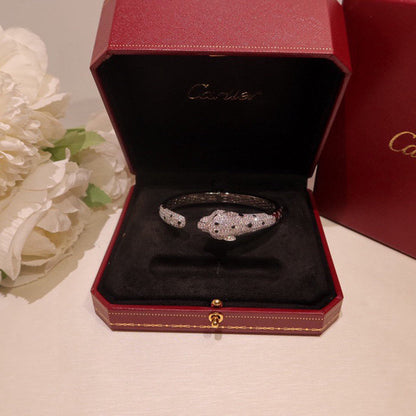[Clover Jewelry]PANTHERE BIG BRACELET DIAMONDS